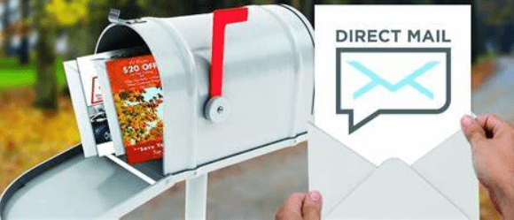 Open mailbox with letters