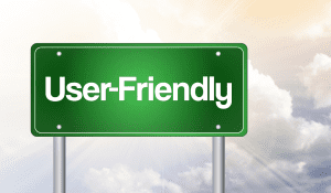 user friendly website