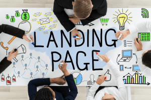 landing page