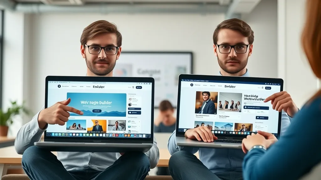 website builder vs site builder