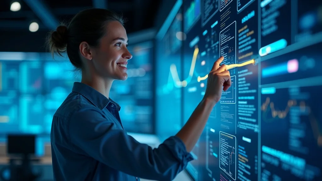 Marketer mapping digital customer journey across multiple connected screens to optimize digital marketing trends