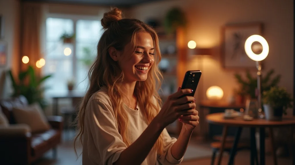 Gen Z influencer creating short-form social media video content as part of the latest digital marketing trends