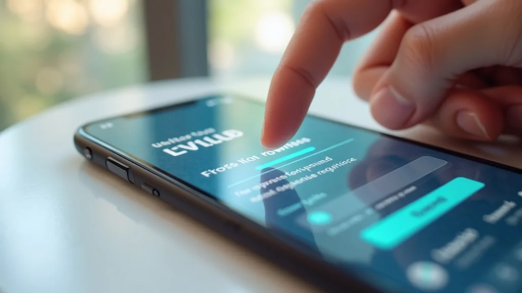 Mobile phone displaying a fast-loading business website with intuitive calls to action, site design.