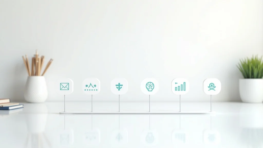 Selection of diverse marketing icons including email, social media, SEO, and influencer marketing representing various marketing methods.